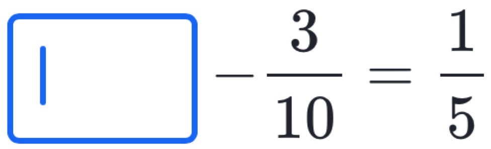 square 
□^ 
□^ - 3/10 =frac 15^((^·)) 
□ 
□ 