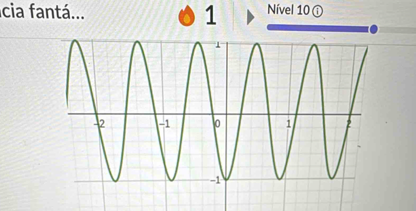 cia fantá... Nível 10 ① 
1