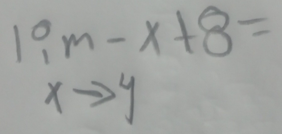 1^m-x+8=
xto s^