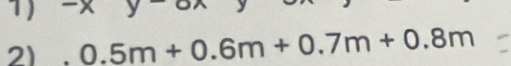 circ  0.5m+0.6m+0.7m+0.8m