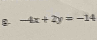 -4x+2y=-14