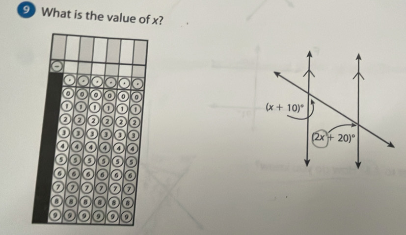 What is the value of x?