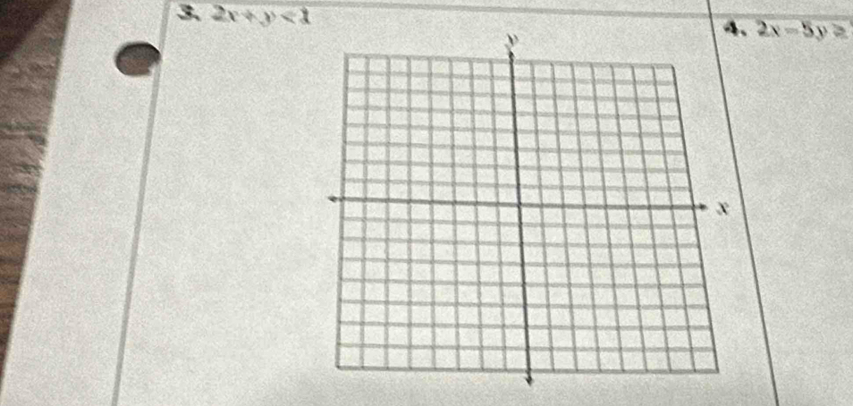 2x+y<1</tex> 
. 2x-5y≥