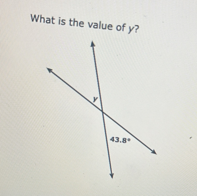 What is the value of y?