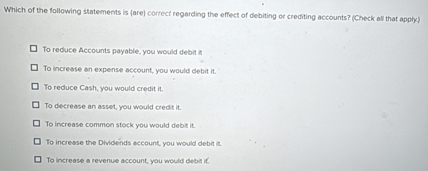 Solved: Which of the following statements is (are) correct regarding ...