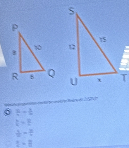  32/n = 8/n 
 b/a = 30/a 
 y/2 = 3/x 
 y/x = 3/40 