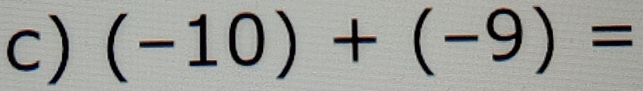 (-10)+(-9)=