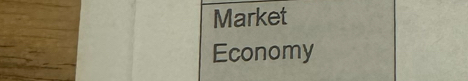 Market 
Economy