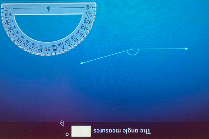 The angle measures □°