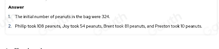 Solved: Solve each problem. Show your work. Mrs. Carlyle bought a bag ...
