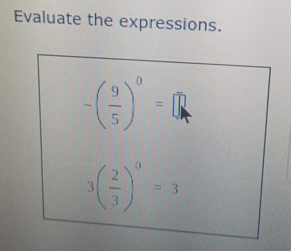 Evaluate the expressions.