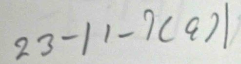 23-|1-|(9)|