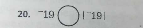 ^-19□ |^-19|