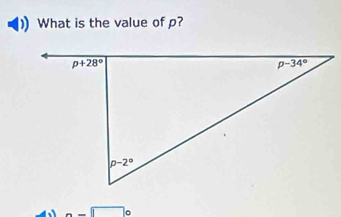 What is the value of p?
n=□ o