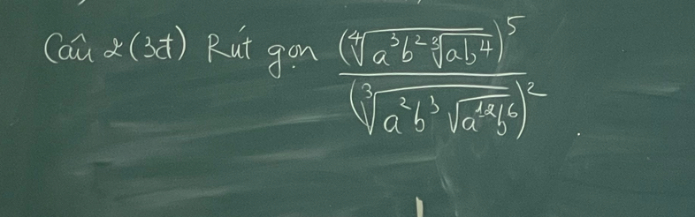 (awidehat u2(32(3vector a) Rut gon frac (127sqrt[3](24(ab^7))^5sqrt[3](a^3)sqrt[3](a^25)