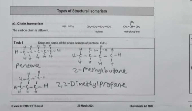 25-March-2024 Chemsheets AS 1080 。