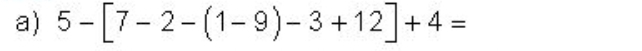 5-[7-2-(1-9)-3+12]+4=