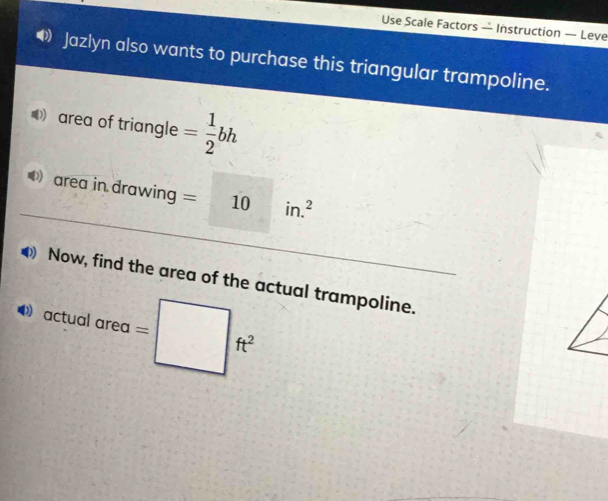 Use Scale Factors — Instruction — Leve Jazlyn also wants to purchase ...