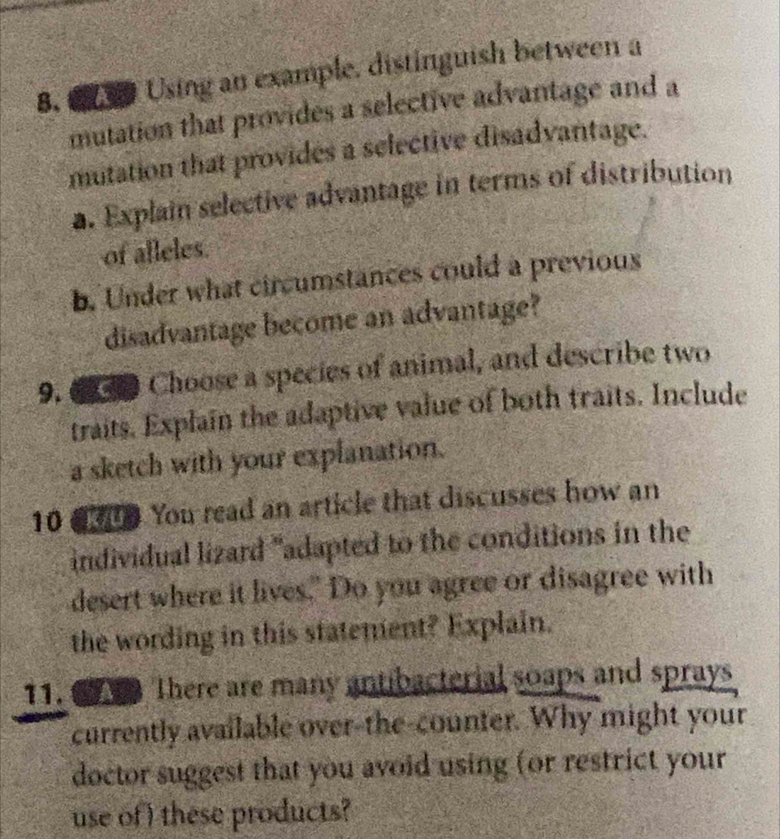 Solved: Using an example, distinguish between a mutation that provides ...