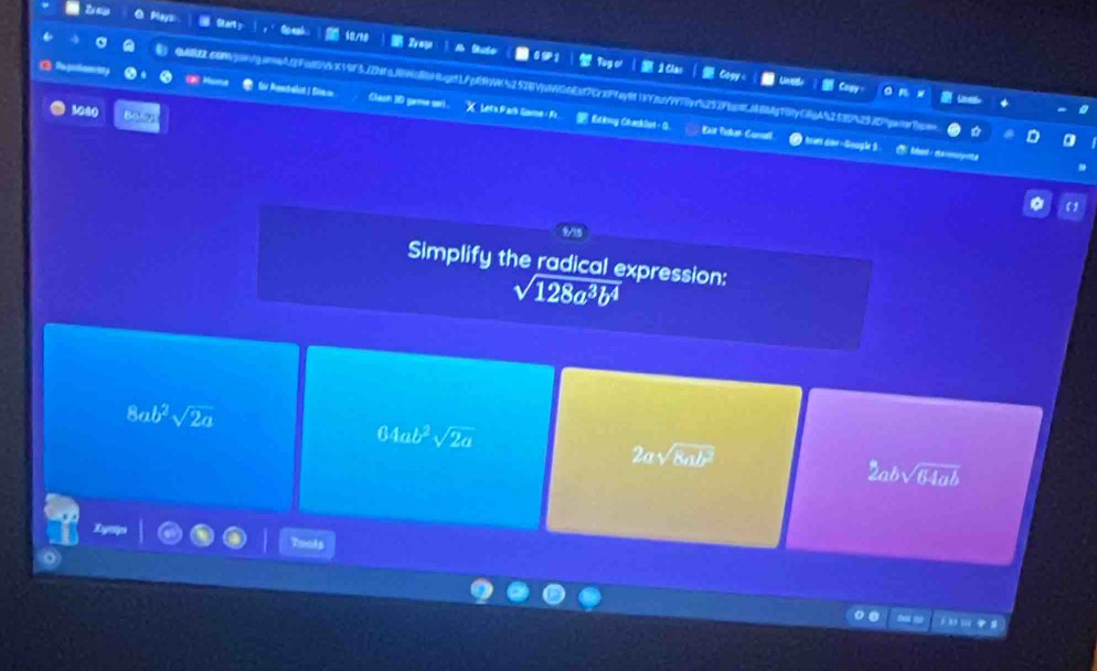 Playz 18./96 Zyayn
Tug e

1 Clas Cosy
qC0Njon/g.anA0Fcd0VcK19F5f2Naf8c8Hget1fp89WK5252BVa106Eaf7c3Ffey81Y2c/9f799c42529bc9648gT6tyCgA4253D425dD!gote7pe
Hod Siv Rontalot| Sin= Clasn 30 game sirl. X Léts Park Gama / F) 6dky ChackSot -0.
3080 Bo
Eat Pidus Cumall bræs dor -Sougle S É éant éanoçeté
a
Simplify the radical expression:
sqrt(128a^3b^4)
:P b^2sqrt(2a)
64ab^2sqrt(2a)
2asqrt(8ab^3)
2absqrt(64ab)
Tools
h