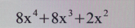 8x^4+8x^3+2x^2