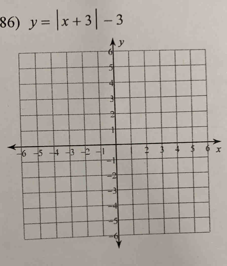 y=|x+3|-3
x