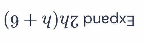 (9+y) )47 puedx]