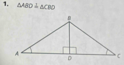 △ ABD≌ △ CBD