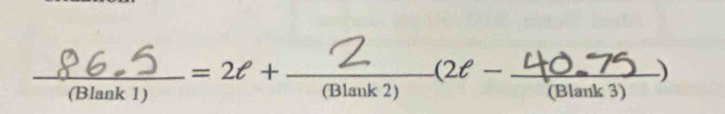 .. =2 + . (26 - ) )
(Blank 
(Blank 3)