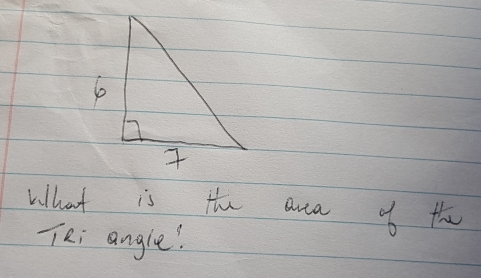 What is the aa of th 
TRi angle?