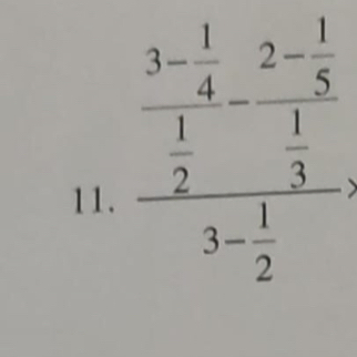 frac  1/4 - 2/5 - 1/5  frac 13 1/3-1 23- 1/2 