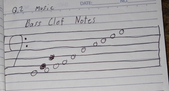 Q, 2 Music 
_ 
_ 
Bass Clef Notes 
O 
d 
O