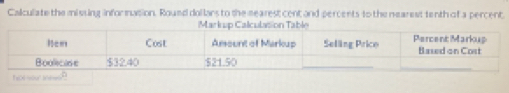 Calculate the miving information. Round dollans to the mearest cent and percents to the mearesttenth of a percent 
FeO000°