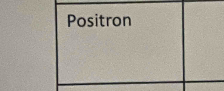 Positron