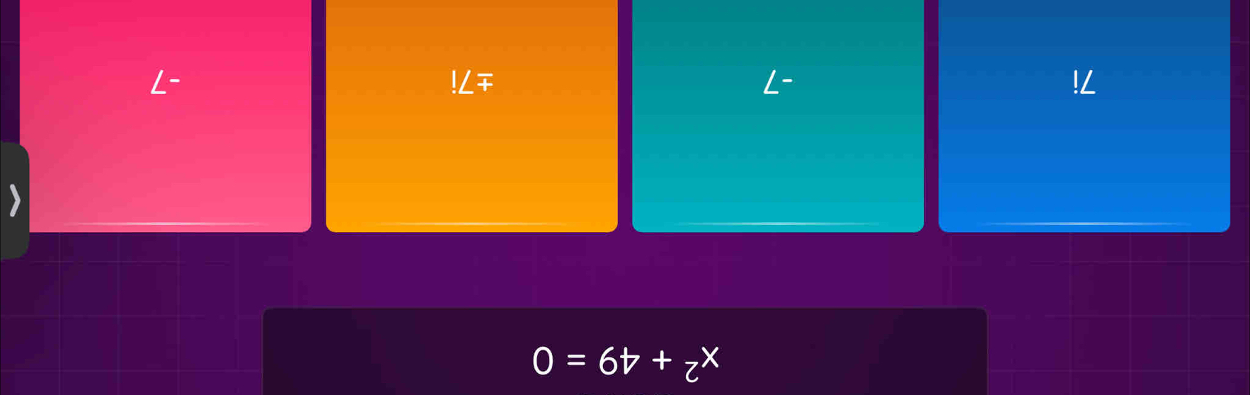 0=6t+z^X