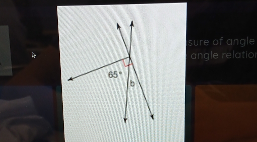 sure of angle
angle relatior