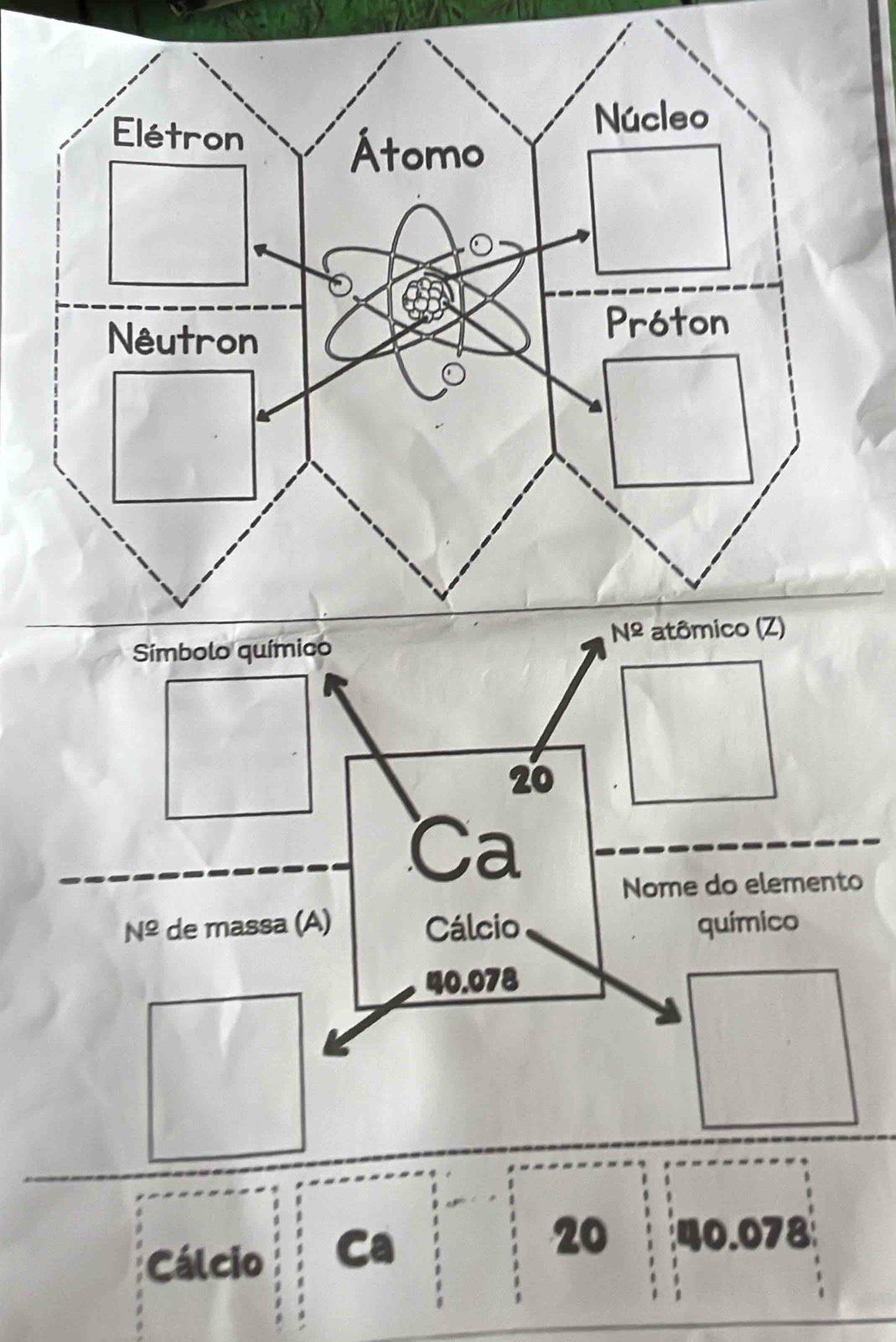 Cálcio Ca
20 40.078