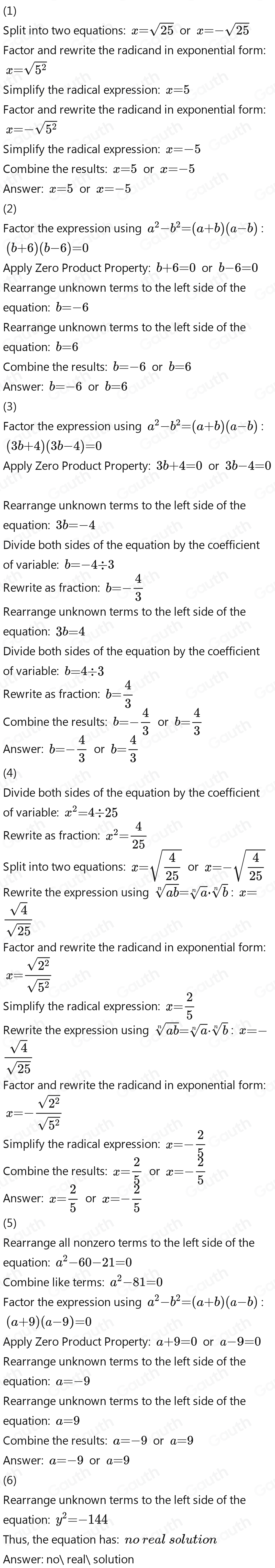 Solved: Activity: EXTRACT ME Direction: Solve the following quadratic ...