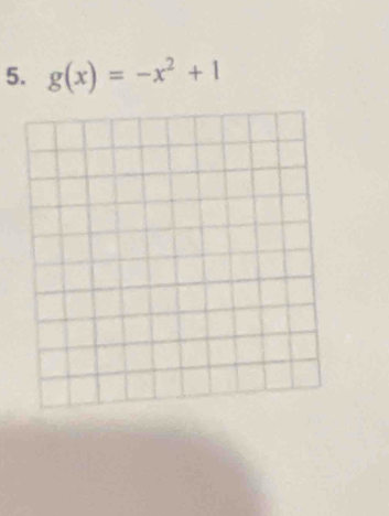 g(x)=-x^2+1