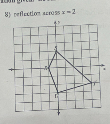 reflection across x=2