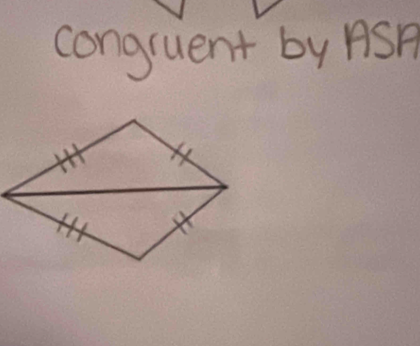 congruent by ASA