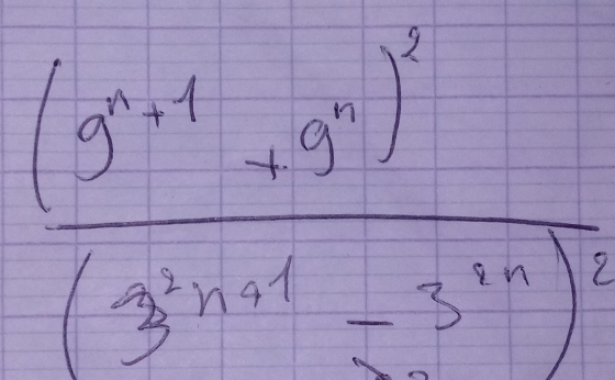 frac (3^(0.1)+3^(x^3))^3(3^3n^2-3^(3-x))^2