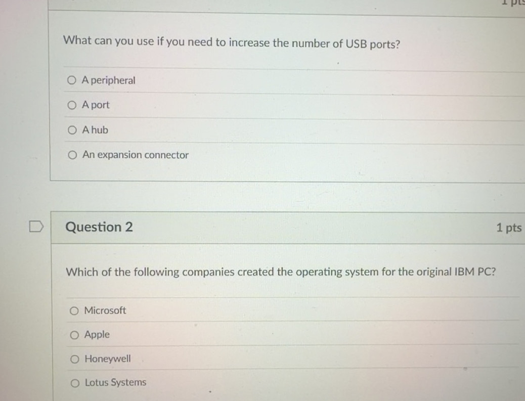 Solved: What can you use if you need to increase the number of USB ...