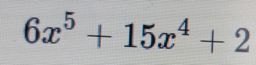 6x^5+15x^4+2