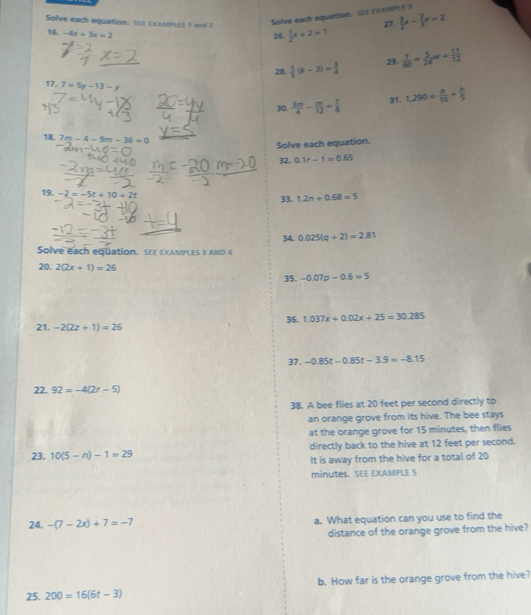Solved: Solve each equation. SEE EXAMPLE S Solve each equation. SEE ...