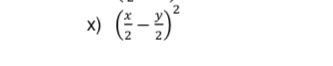 ( x/2 - y/2 )^2