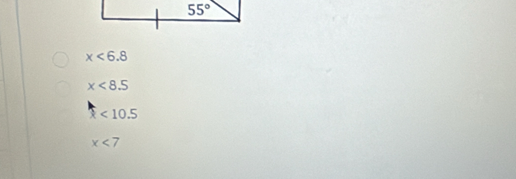 x<6.8
x<8.5
x<10.5
x<7</tex>