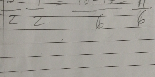 frac 2 1/2 =frac 6frac 6