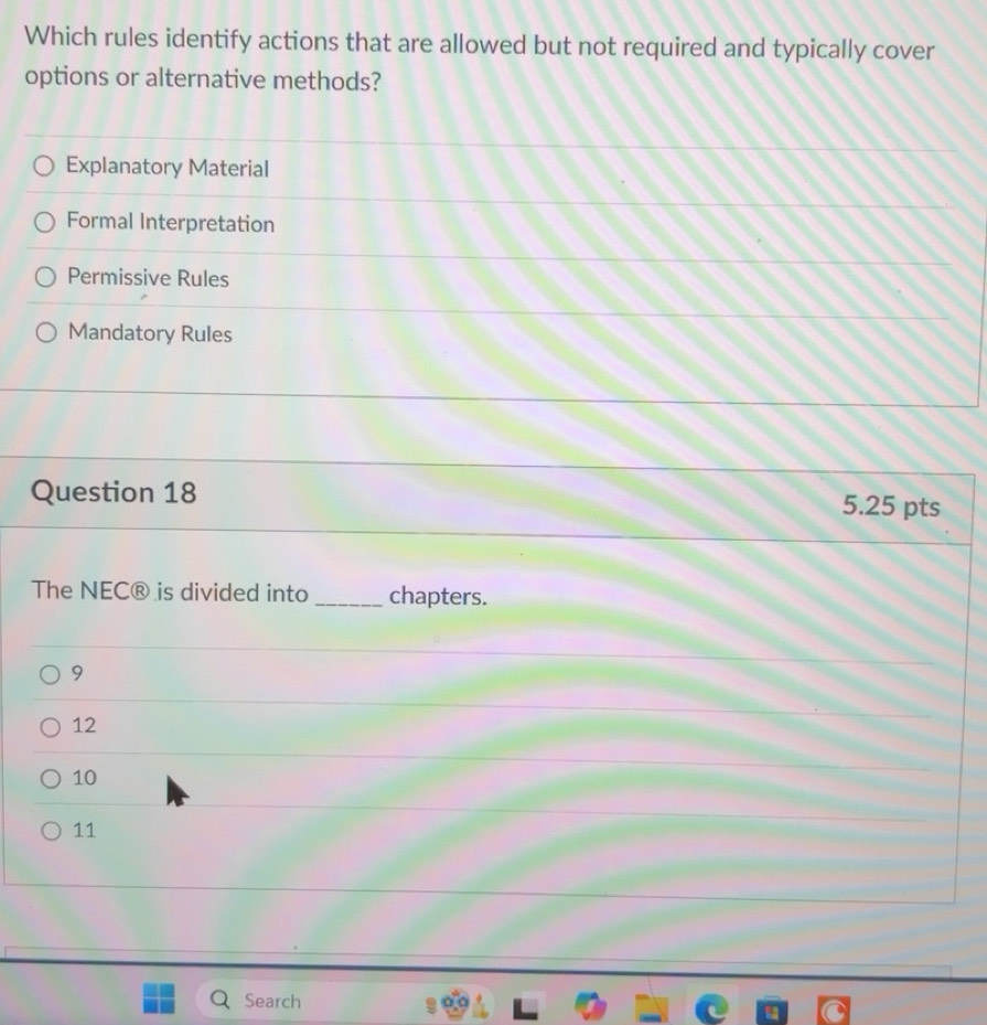 Solved: Which rules identify actions that are allowed but not required ...