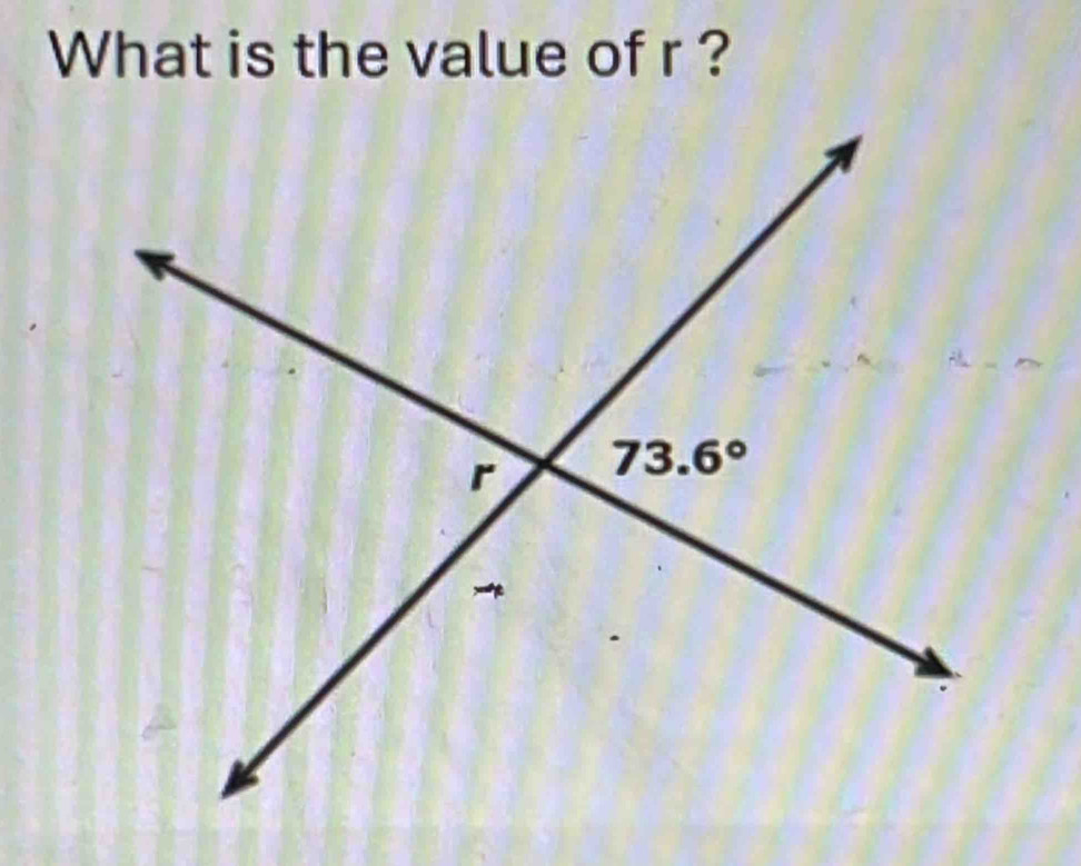 What is the value of r ?